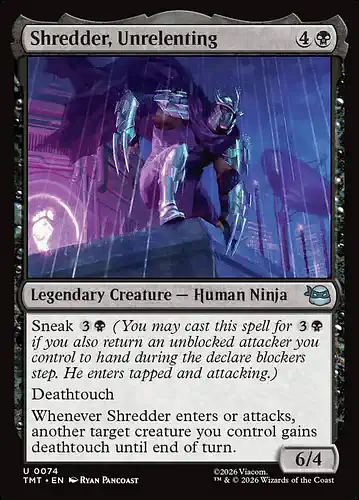 Shredder, Unrelenting - tmt Spoiler
