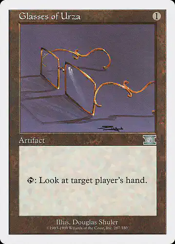 Glasses of Urza - 6ed Spoiler