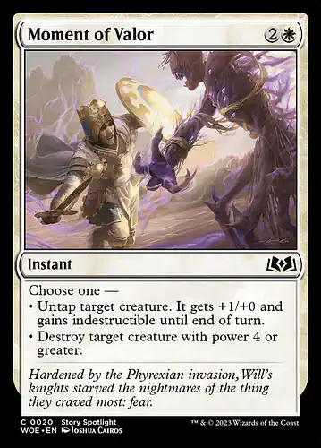 Moment of Valor - woe Spoiler