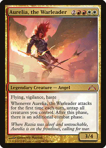 Aurelia, the Warleader - gtc Spoiler