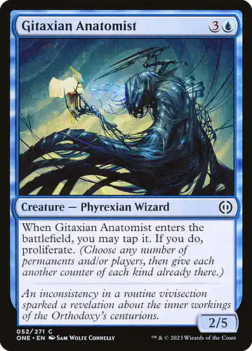 Gitaxian Anatomist - one Spoiler