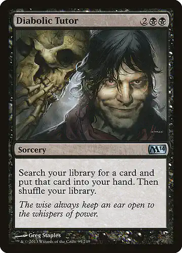 Diabolic Tutor - m14 Spoiler
