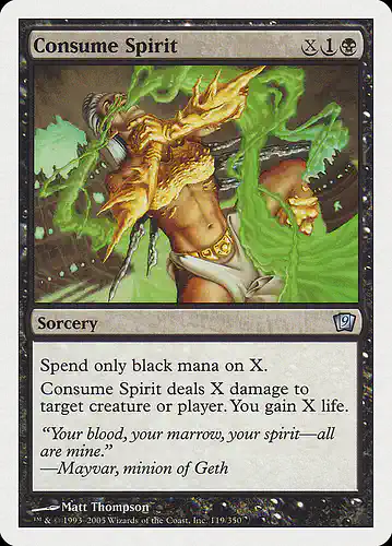 Consume Spirit - 9ed Spoiler