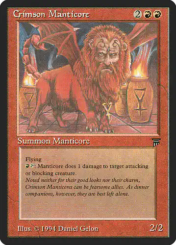 Crimson Manticore - leg Spoiler