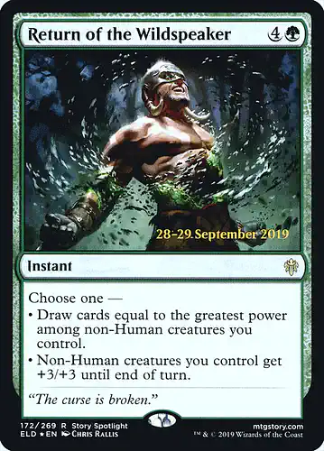 Return of the Wildspeaker - eld Spoiler