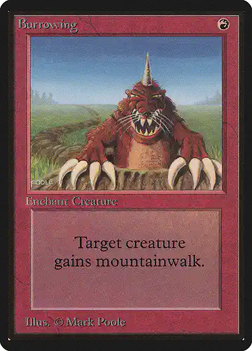 Burrowing - leb Spoiler