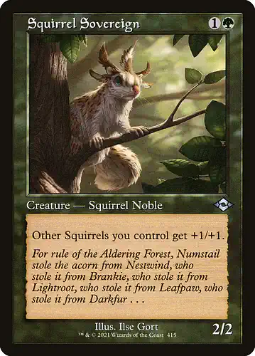 Squirrel Sovereign - mh2 Spoiler