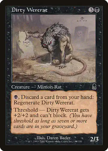 Dirty Wererat - ody Spoiler