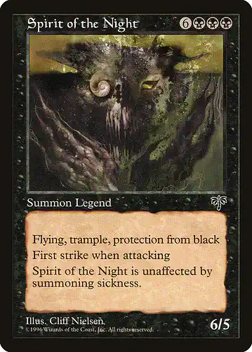 Spirit of the Night - mir Spoiler