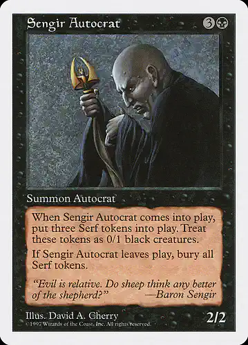 Sengir Autocrat - 5ed Spoiler
