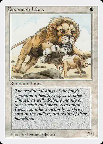 Savannah Lions - 3ed Spoiler