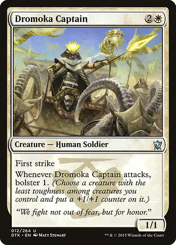 Dromoka Captain - dtk Spoiler