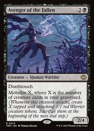 Avenger of the Fallen - tdm Spoiler