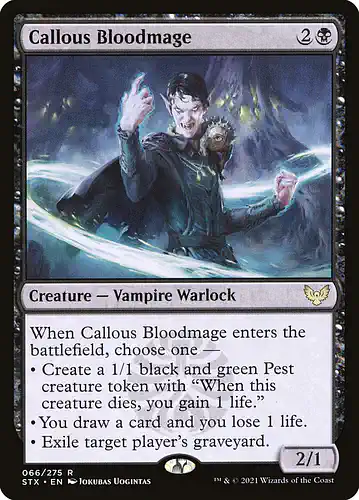 Callous Bloodmage - stx Spoiler