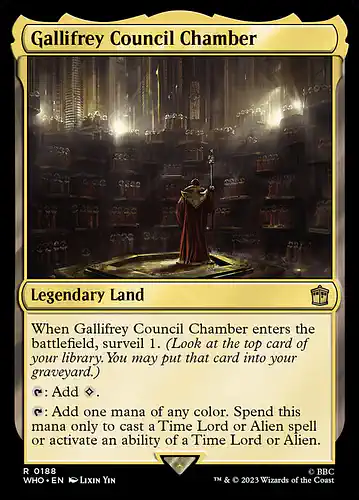 Gallifrey Council Chamber - who Spoiler