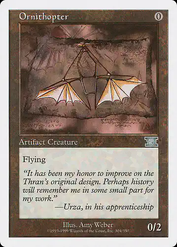Ornithopter - 6ed Spoiler