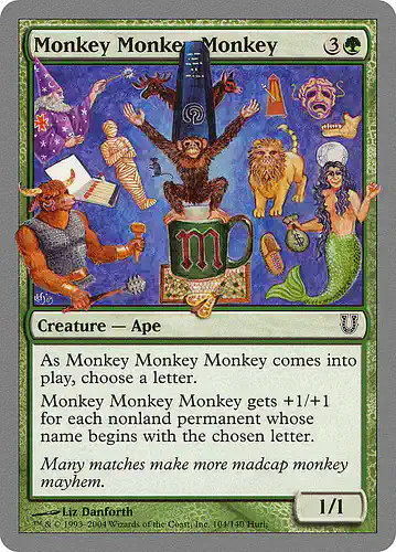 Monkey Monkey Monkey - unh Spoiler