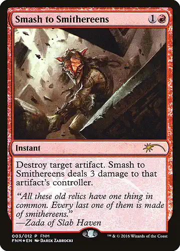 Smash to Smithereens - f16 Spoiler