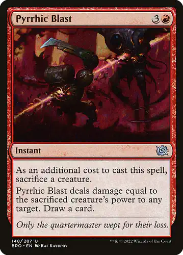 Pyrrhic Blast - bro Spoiler