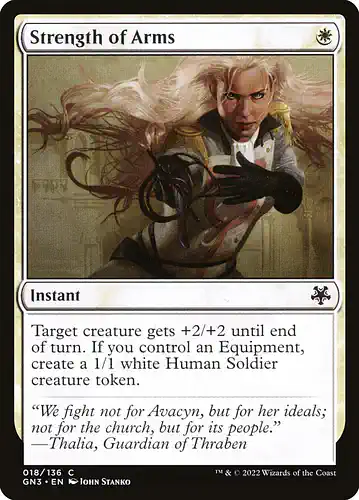 Strength of Arms - gn3 Spoiler