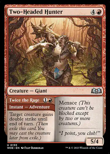Two-Headed Hunter - woe Spoiler