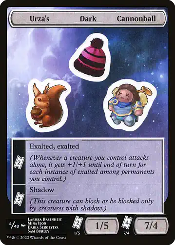 Urza's Dark Cannonball - unf Spoiler