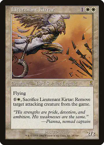 Lieutenant Kirtar - ody Spoiler