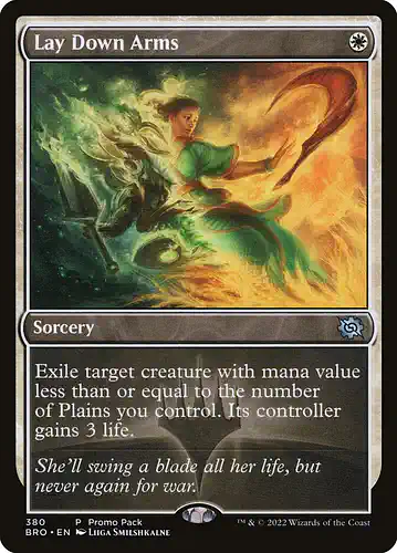 Lay Down Arms - bro Spoiler