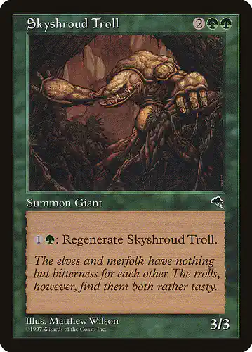 Skyshroud Troll - tmp Spoiler