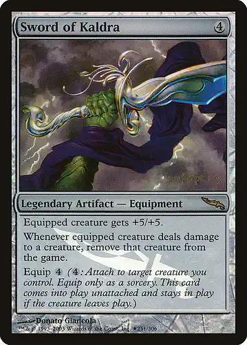Sword of Kaldra - mrd Spoiler
