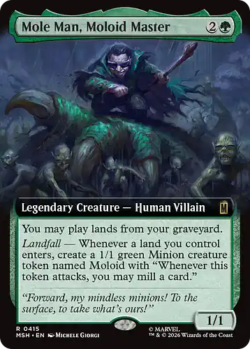 Mole Man, Moloid Master - msh Spoiler