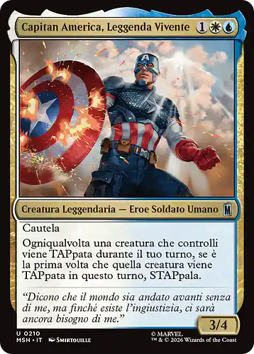 Captain America, Living Legend - msh Spoiler