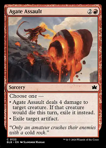 Agate Assault - blb Spoiler