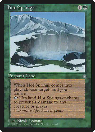 Hot Springs - ice Spoiler