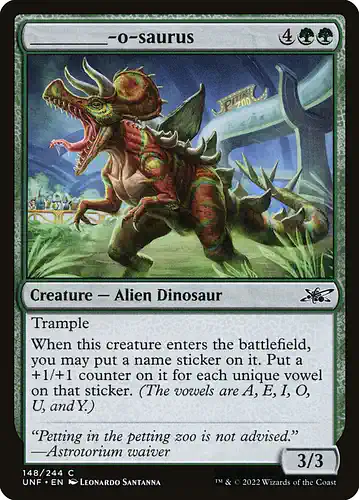 _____-o-saurus - unf Spoiler