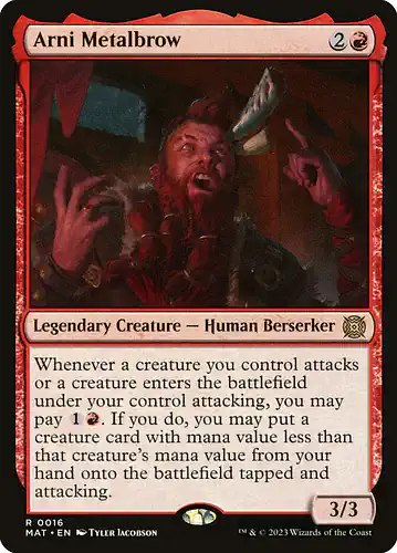 Arni Metalbrow - mat Spoiler
