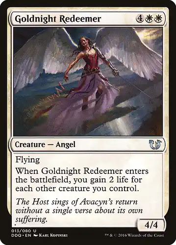 Goldnight Redeemer - ddq Spoiler