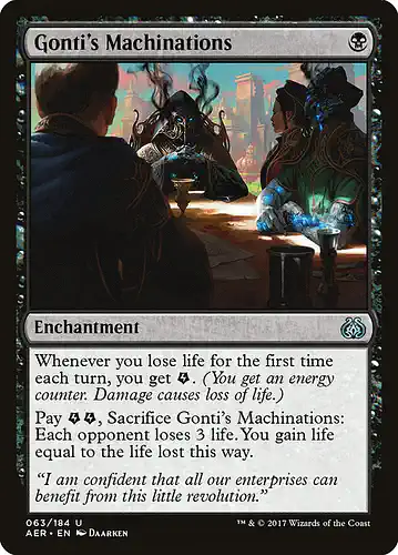 Gonti's Machinations - aer Spoiler