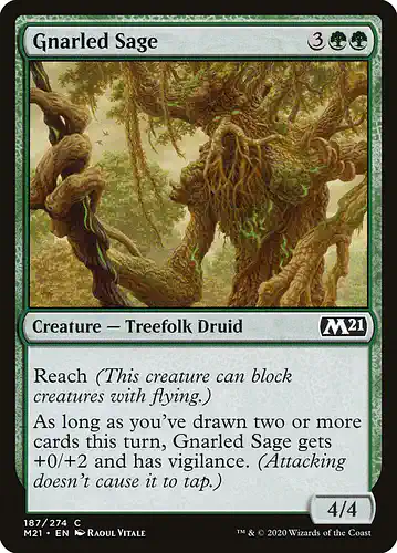 Gnarled Sage - m21 Spoiler