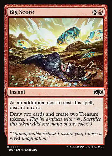 Big Score - tdc Spoiler