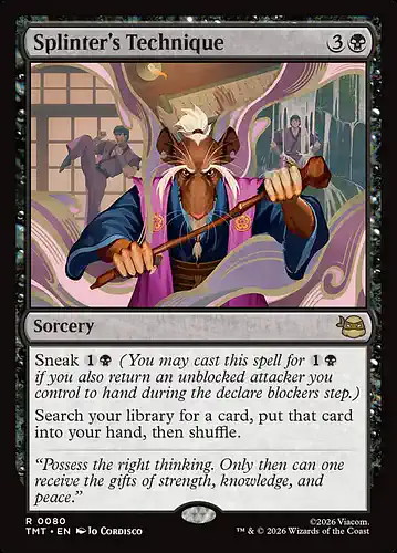 Splinter's Technique - tmt Spoiler