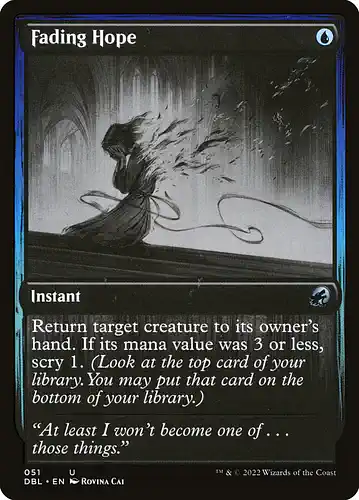 Fading Hope - dbl Spoiler