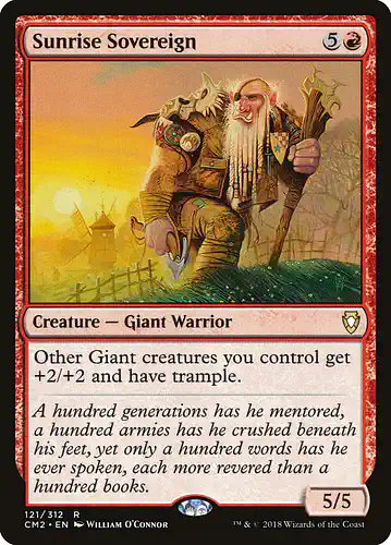 Sunrise Sovereign - cm2 Spoiler
