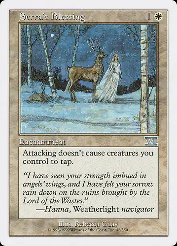 Serra's Blessing - 6ed Spoiler