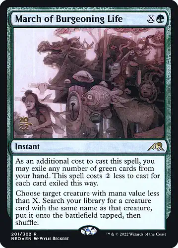 March of Burgeoning Life - neo Spoiler