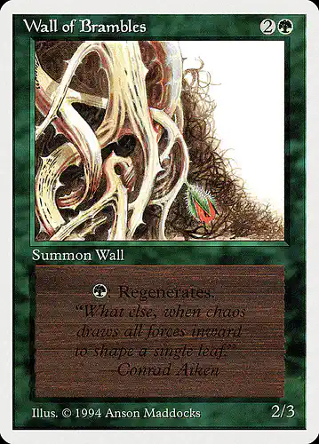 Wall of Brambles - sum Spoiler