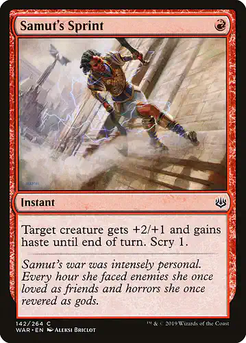 Samut's Sprint - war Spoiler