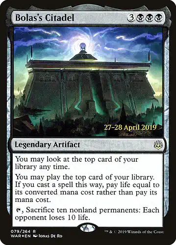 Bolas's Citadel - war Spoiler