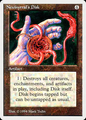 Nevinyrral's Disk - sum Spoiler