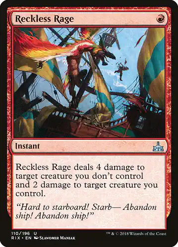 Reckless Rage - rix Spoiler